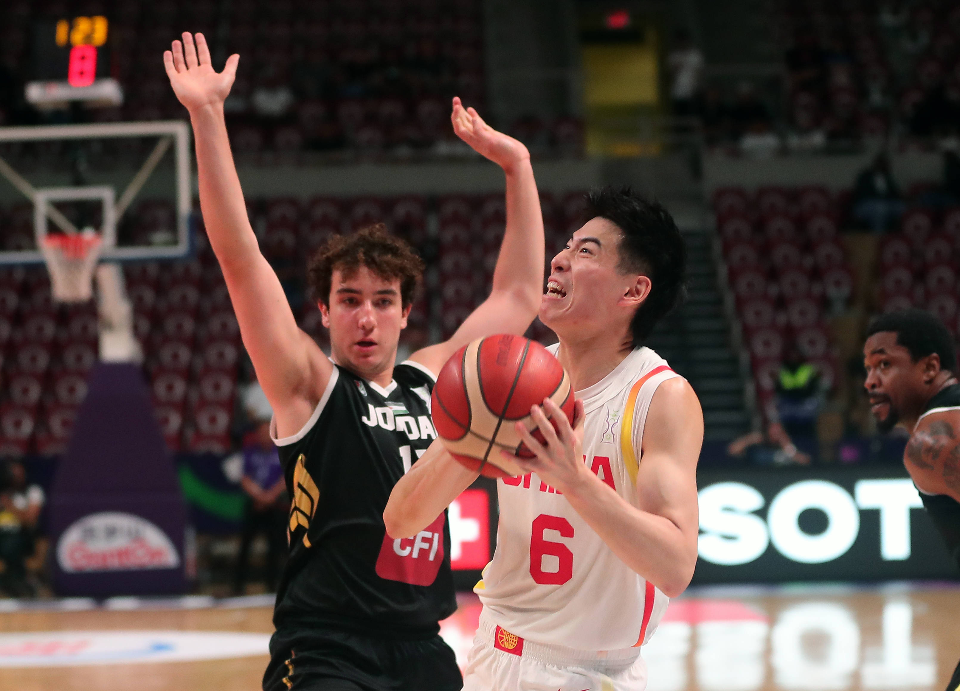 （体育）篮球——国际篮联亚洲杯：中国队对阵约旦队