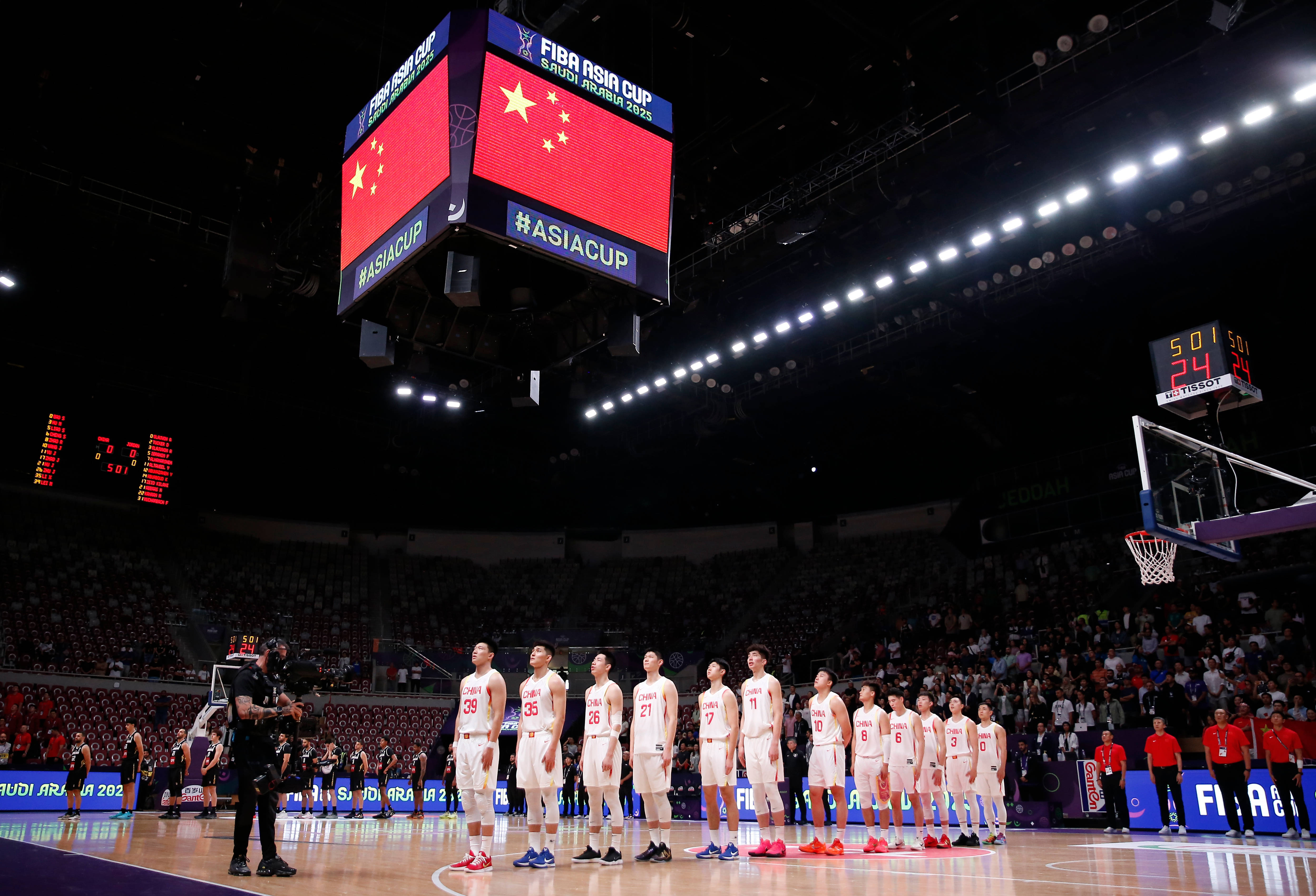 （体育）篮球——国际篮联亚洲杯：中国队对阵约旦队