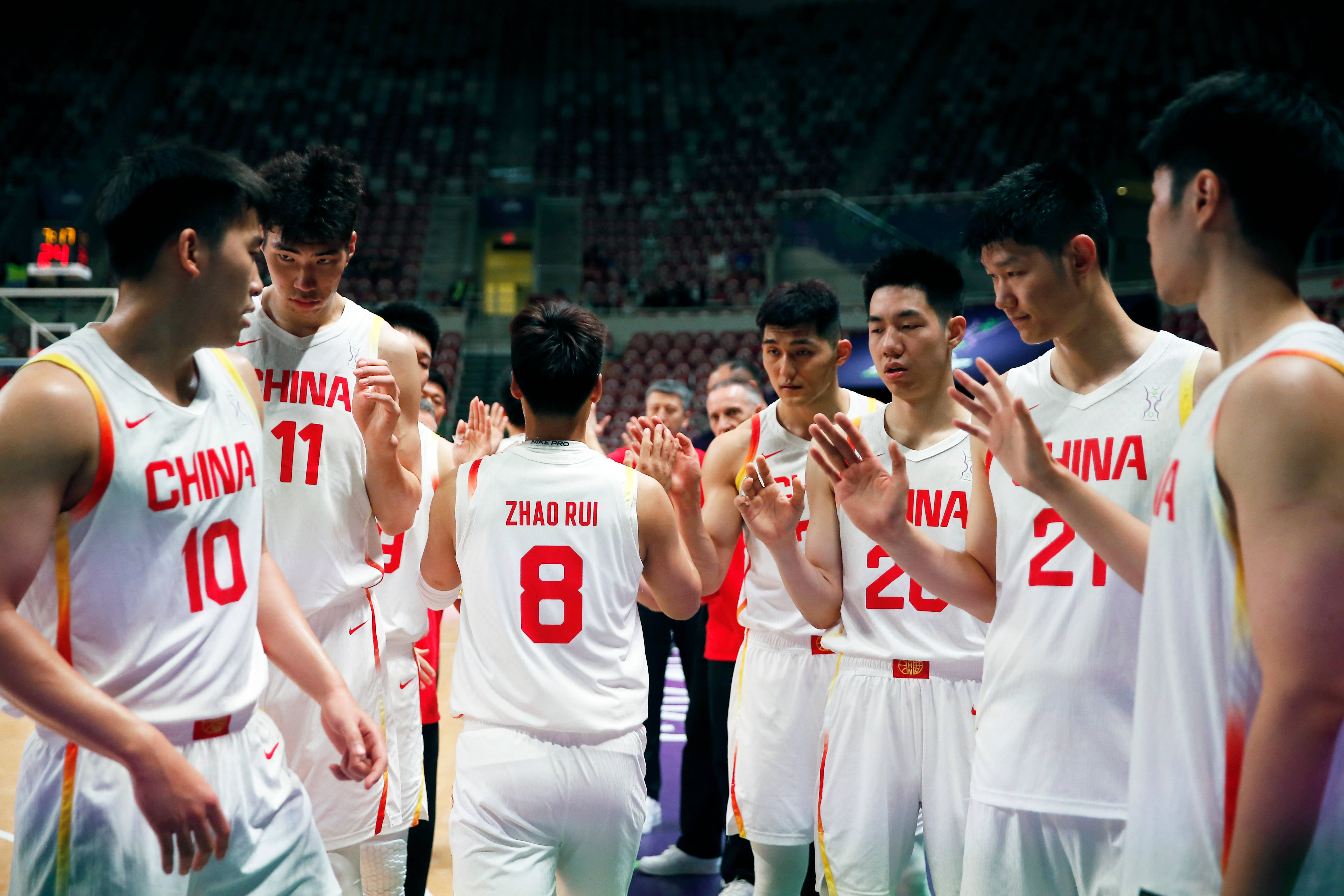 （体育）篮球——国际篮联亚洲杯：中国队对阵约旦队