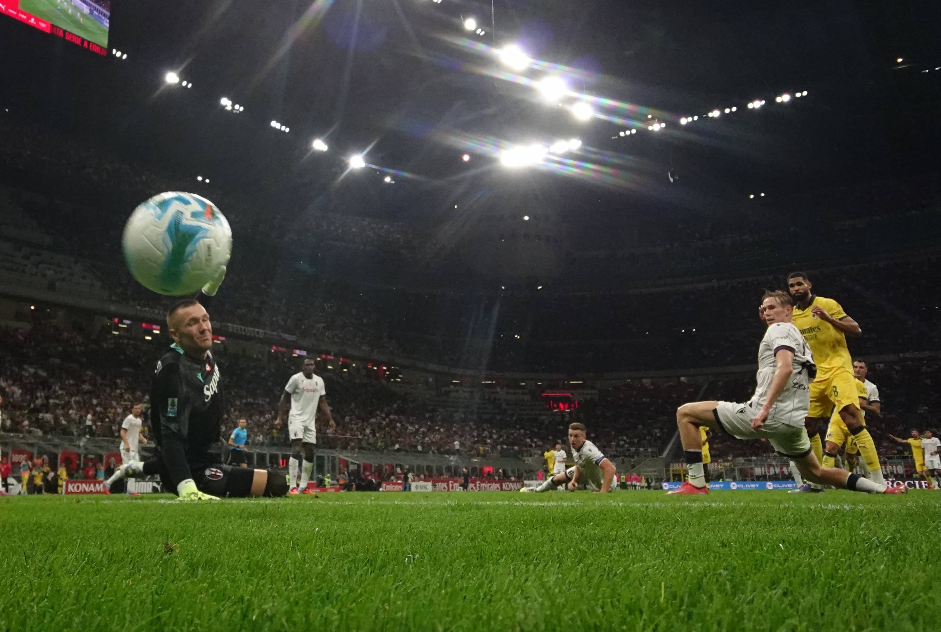 （体育）足球——意甲：AC米兰胜博洛尼亚