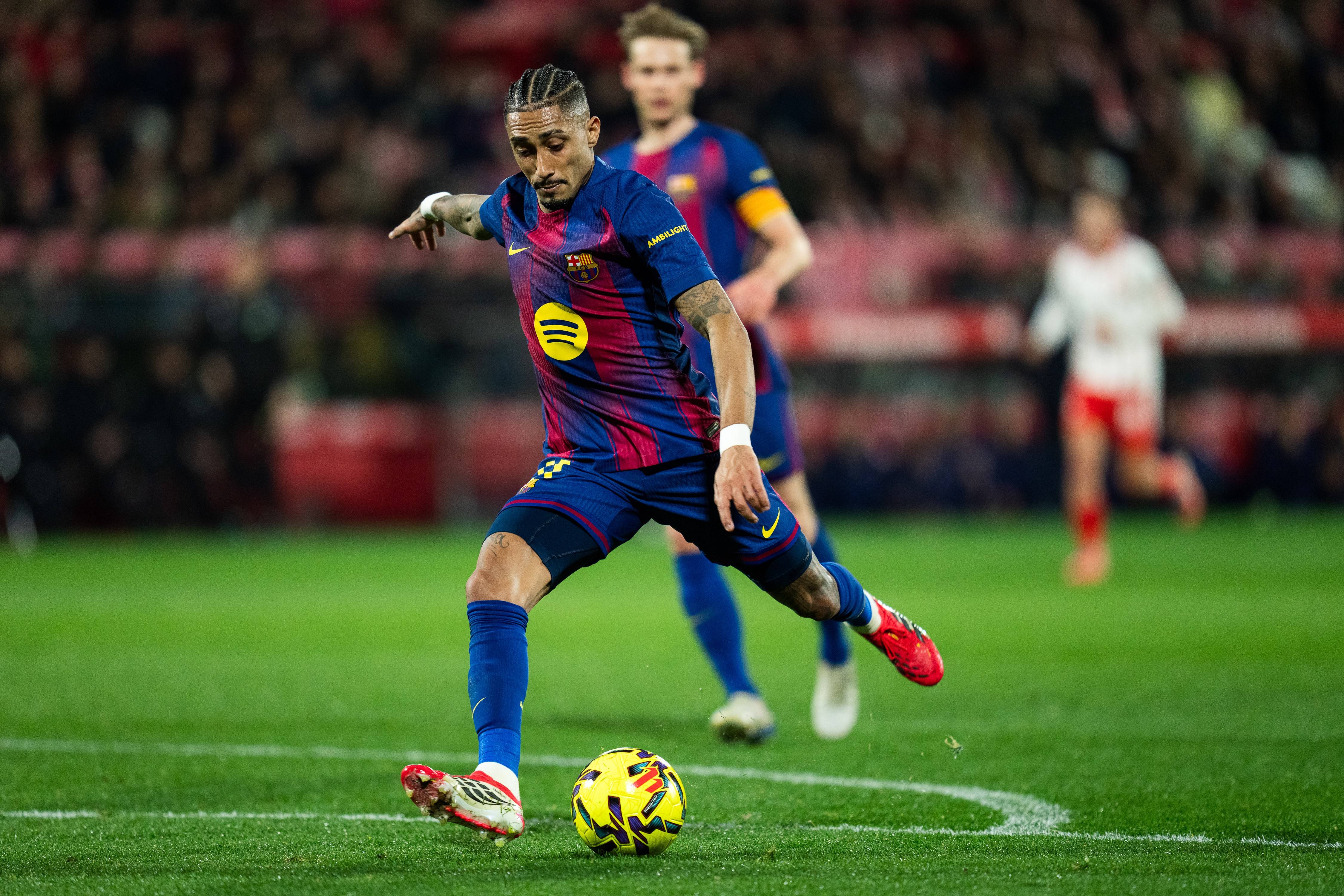 （体育）足球——西甲：巴萨不敌赫罗纳